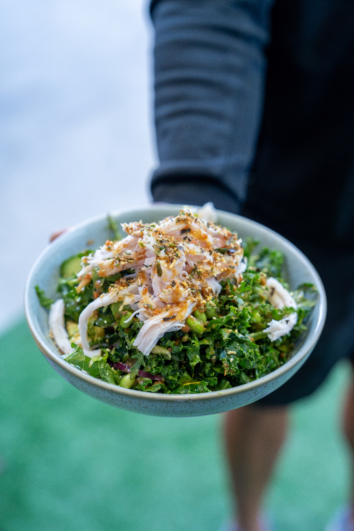 Kale salad bowl